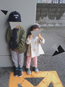 suzuppoさん（キッズ・110cm）の秋コーディネート