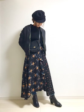 「アイテム（ブルゾン）」を使った、inaさん（レディース・153cm・30代）の春コーディネート