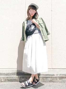 macha＊さん（レディース・159cm）の夏コーディネート