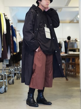 「ONE DAY KMC （ワンデイケーエムシー）のアイテム（シューズ）」を使った、てぃーさん（メンズ・165cm）の夏コーディネート