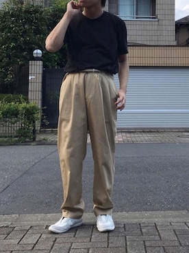 「COLTESSE（コルテッセ）のアイテム」を使った、てぃーさん（メンズ・166cm）の夏コーディネート