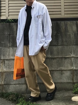 「COLTESSE（コルテッセ）のアイテム」を使った、てぃーさん（メンズ・166cm）の夏コーディネート