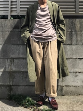 「COLTESSE（コルテッセ）のアイテム」を使った、てぃーさん（メンズ・166cm）の秋コーディネート