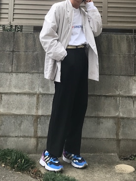 てぃーさん（メンズ・166cm）の秋コーディネート