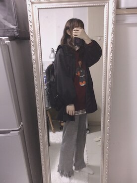 「TYAKASHAのアイテム（バッグ）」を使った、ちはやさん（レディース・166cm）の春コーディネート