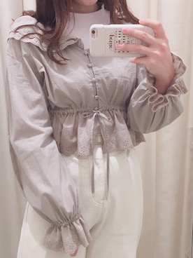 「nice claup」｜「アイテム（アンサンブル）」を使った、okamu🍦骨格ストレートさん（レディース・159cm）の秋コーディネート