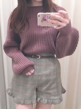 okamu🍦骨格ストレートさん(レディース・159cm)の冬コーディネート