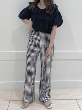 okamu🍦骨格ストレートさん(レディース・159cm)の夏コーディネート