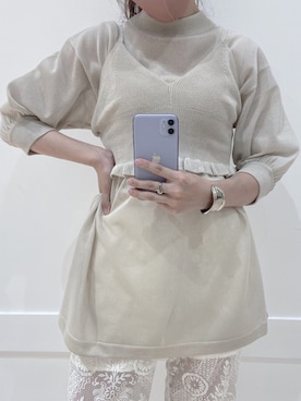 okamu🍦骨格ストレートさん（レディース・159cm）の夏コーディネート