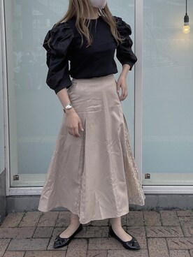 okamu🍦骨格ストレートさん（レディース・159cm）の秋コーディネート