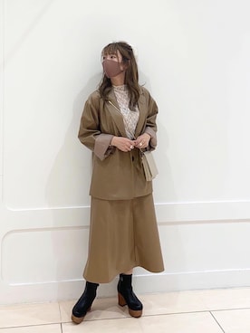 「秋のマイ旬スタイル」｜okamu🍦骨格ストレートさん（レディース・159cm）の秋コーディネート