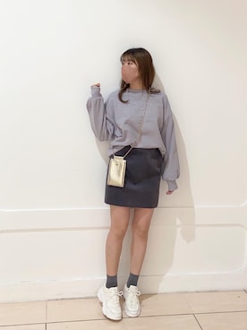 okamu🍦骨格ストレートさん(レディース・160cm)の冬コーディネート