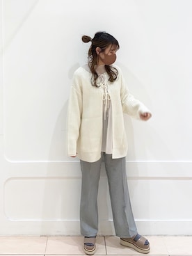 okamu🍦骨格ストレートさん(レディース・159cm)の冬コーディネート