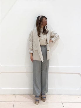 okamu🍦骨格ストレートさん(レディース・159cm)の冬コーディネート