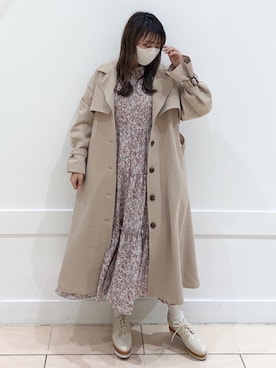 okamu🍦骨格ストレートさん(レディース・160cm)の冬コーディネート