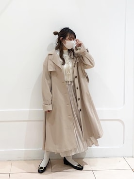 okamu🍦骨格ストレートさん(レディース・160cm)の冬コーディネート