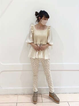 okamu🍦骨格ストレートさん（レディース・159cm）の春コーディネート