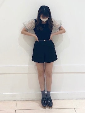 okamu🍦骨格ストレートさん（レディース・159cm）の春コーディネート