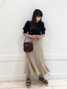 okamu🍦骨格ストレートさん（レディース・159cm）の春コーディネート