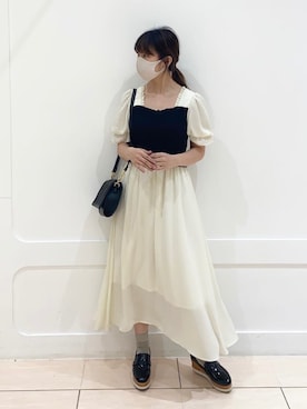 okamu🍦骨格ストレートさん（レディース・159cm）の春コーディネート