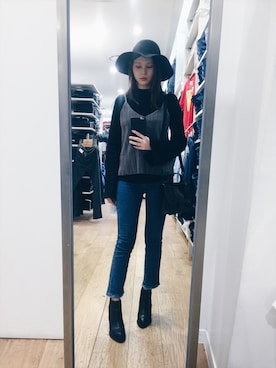 「mk」｜Abbyさん（レディース・159cm）の冬コーディネート