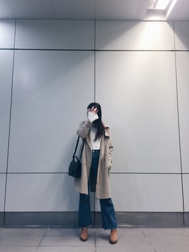 「mk」｜Abbyさん（レディース・159cm）の冬コーディネート