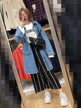 「腰包」｜Abbyさん（レディース・159cm）の秋コーディネート