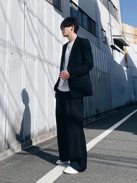 「N.HOOLYWOOD（N.ハリウッド）のアイテム（ジャケット/アウター）」を使った、nissy_HAREさん（メンズ・180cm）の春コーディネート