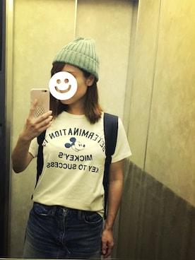 「ニット帽×夏」｜__25さん（レディース・155cm）の夏コーディネート