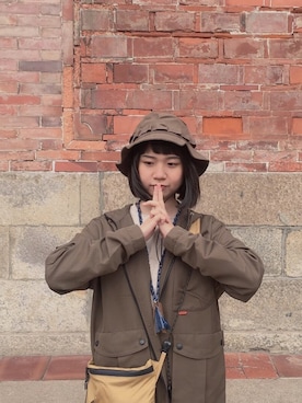 「oqLiq（オークリック）のアイテム（アクセサリー）」を使った、1chennさん（レディース・160cm）の春コーディネート