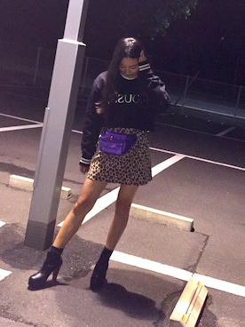 鈴木海那さん（レディース・160cm）の秋コーディネート