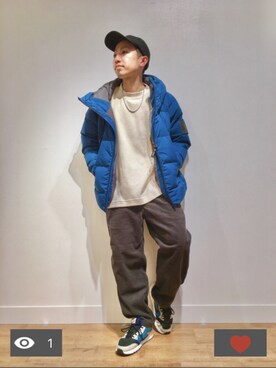 「CAMP7（キャンプセブン）のアイテム（ジャケット/アウター）」を使った、hrowさん（メンズ・165cm）の秋コーディネート