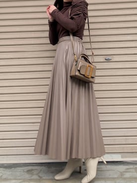 「Millennial Generation（ミレニアルジェネレーション）のアイテム」を使った、saya.さん（レディース・150cm）の冬コーディネート