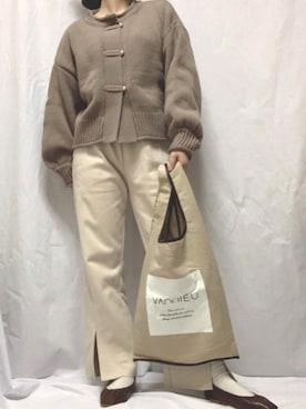 「axes femme POETIQUE（アクシーズファムポエティック）のアイテム（トップス）」を使った、saya.さん（レディース・150cm）の春コーディネート