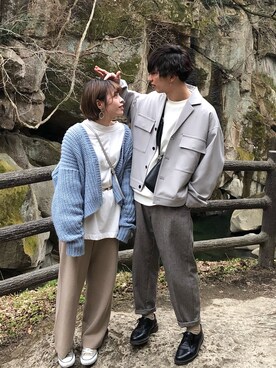 「カップル」｜「アイテム（その他）」を使った、ko-skさん（メンズ・175cm）の冬コーディネート