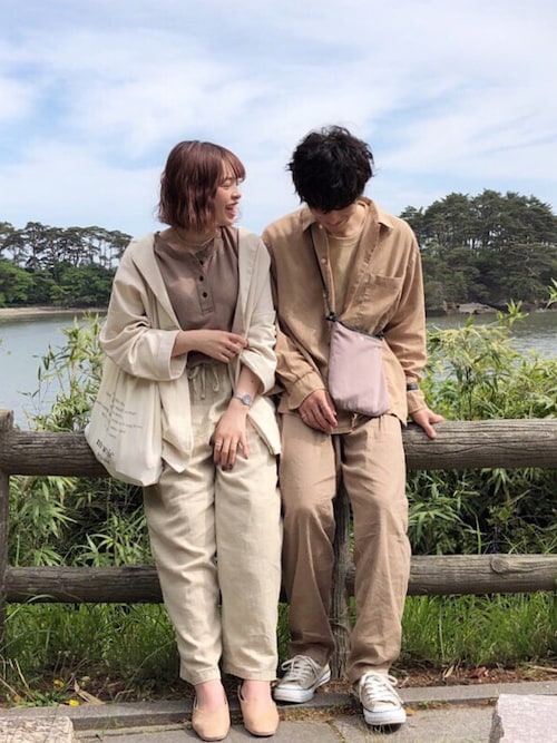 Kastane カスタネ のノーカラージャケットを使ったメンズ人気ファッションコーディネート Sciaky