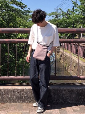 「CONVERSE（コンバース）のCONVERSE (コンバース）　キャンバスオールスター　ローカット　チャックテイラー（スニーカー）」を使った、ko-skさん（メンズ・175cm）の夏コーディネート