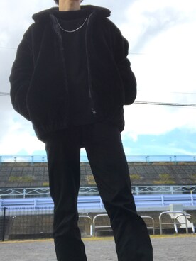 「LILL」｜「アイテム（ブルゾン）」を使った、Oguさん（メンズ・183cm）の秋コーディネート