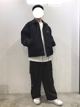 「DOOPZ（ドープス）のアイテム（ジャケット/アウター）」を使った、KOMさん（メンズ・166cm）の秋コーディネート