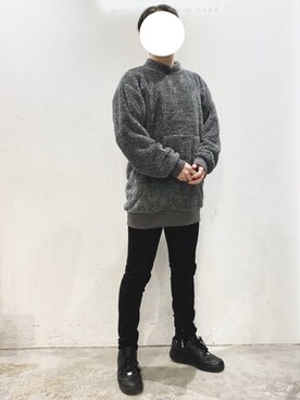 「COOOPER」｜KOMさん（メンズ・166cm）の冬コーディネート