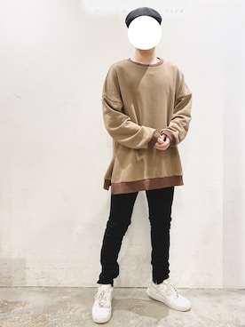 「COOOPER」｜KOMさん（メンズ・166cm）の冬コーディネート