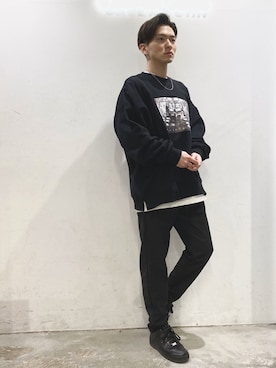 「Herden（ハーデン）のアイテム」を使った、KOMさん（メンズ・166cm）の冬コーディネート