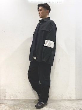 「Herden（ハーデン）のアイテム」を使った、KOMさん（メンズ・166cm）の春コーディネート