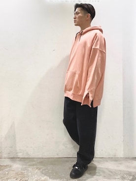 「Herden（ハーデン）のアイテム」を使った、KOMさん（メンズ・166cm）の春コーディネート