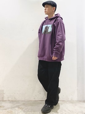 「Herden（ハーデン）のアイテム」を使った、KOMさん（メンズ・166cm）の春コーディネート