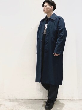 「CASPER JOHN（キャスパージョン）のアイテム（その他アウター）」を使った、KOMさん（メンズ・166cm）の春コーディネート