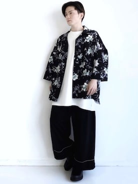 「CASPER JOHN（キャスパージョン）のアイテム（シューズ）」を使った、KOMさん（メンズ・165cm）の春コーディネート