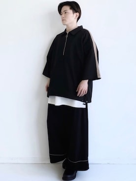 「CASPER JOHN（キャスパージョン）のアイテム（シューズ）」を使った、KOMさん（メンズ・165cm）の春コーディネート