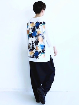 「CASPER JOHN（キャスパージョン）のアイテム（シューズ）」を使った、KOMさん（メンズ・165cm）の春コーディネート