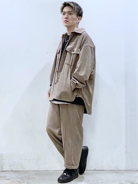 「スタッフセンバツ」｜KOMさん（メンズ・165cm）の秋コーディネート